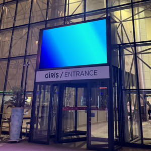 LED Screen, Above Main Entrance Door