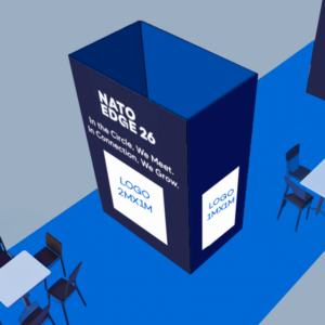 Column Wraps, Hall A Networking Area